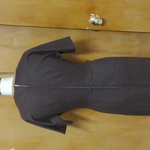 1950s Wool Wiggle Dress - Picture 4 of 7